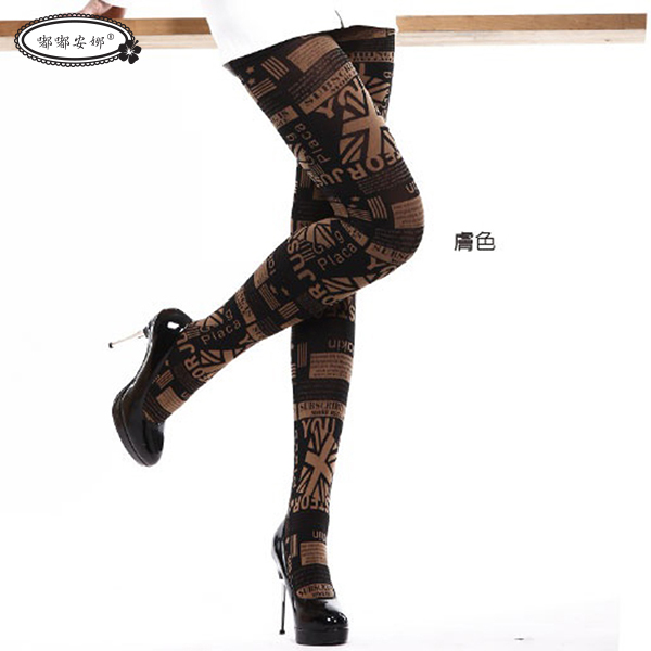 香川絲襪 台灣製 時尚流行花紋 褲襪【NO630-56】